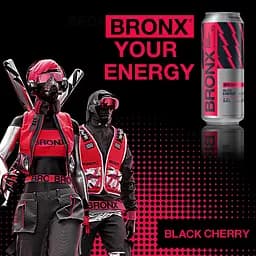 Напій слабоалкогольний енергетичний Bronx Чорна вишня 8% з/б 0.5 л - мініатюра 4