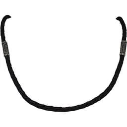 Ювелірний шнурок Меридіан 925 з текстилю з срібними вставками. 846/4К 60 70