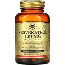 Ресвератрол Solgar Resveratrol 100 мг 60 капсул