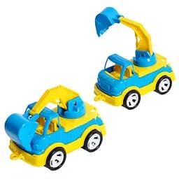 Дитячий екскаватор Mini Matik 002/4BMS (Blue) рухома стріла, 13,5 см