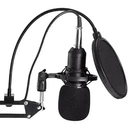 Конденсаторний мікрофон студійний RIAS М800U з вітрозахистом Black (3_04683)