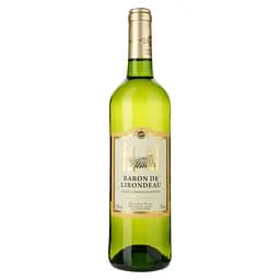 Вино Baron de Lirondeau, біле, напівсолодке, 10,5%, 0,75 л