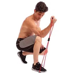 Еспандер EasyFit вісімка трубчастий червоний - мініатюра 3