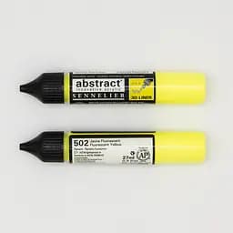 Лінер акриловий Sennelier Abstract, 3D, 27 мл, Флуоресцентний жовтий (Fluo Yellow)