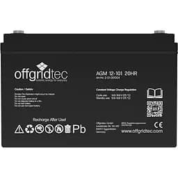 Акумулятор Offgridtec AGM 101 Ah 20HR 12V Deep Cycle Solar Battery - мініатюра 2