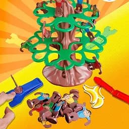 Настільна інтерактивна гра Ummi 707-31 Jumping Monkeys Game Brown / Green - мініатюра 4