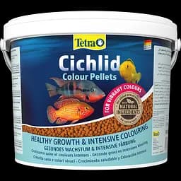 Сухий корм для акваріумних риб Tetra в гранулах Cichlid Colour 10 л для всіх цихлідів