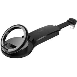 Переходник с кольцом Hoco Lightning to Lightning and 3.5 мм le tour LS23