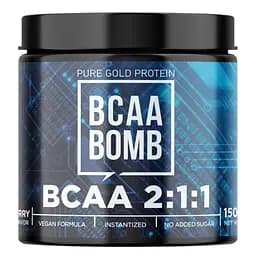 Аминокислота Pure Gold BCAA Bomb 2-1-1 Strawberry 150 г
