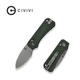 Ніж складаний Civivi Baby Banter 2 (C23074-3) чорне лезо - зелений - мініатюра 10