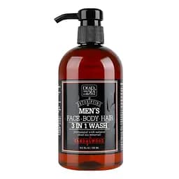 Гель для душу, волосся та обличчя для чоловіків Dead Sea Collection Men’s Sandalwood Face Hair&Body Wash 3 in 1, 500 мл