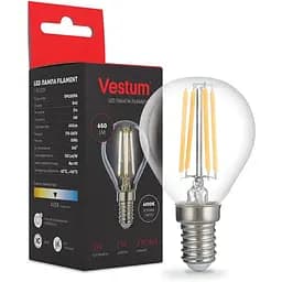 Светодиодная лампа Vestum G45 Е14 5Вт 220V 4100К 1-VS-2229