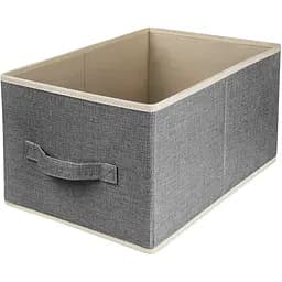 Ящик для зберігання МВМ My Home (MVM) 36x25x20 мм світло-сірий (TH-30 LIGHT GRAY)