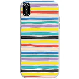 Чохол-накладка Toto Pure TPU 2 mm Print Case Apple iPhone XS Max #19 Stroke White