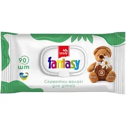 Салфетки влажные Fantasy Mini с ромашкой и Д-пантенолом 90 шт.