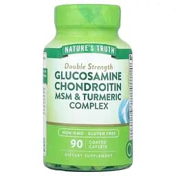 Глюкозамин хондроитин МСМ и куркума Nature's Truth Glucosamine Chondroitin MSM & Turmeric Comple 90 каплет