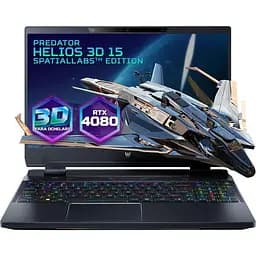Ноутбук Acer Predator Helios 3D 15 PH3D15-71-98M7, Intel Core i9-13900HX, 5.4GHz, 15.6 4K UHD, 2K in 3D mode, 32GB, SSD 1TB, NVIDIA GeForce RTX 4080 8GB, Free DOS
