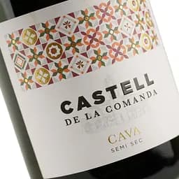 Ігристе вино Castell De La Comanda Cava Semi Sec біле напівсухе 11.5%  0.75 л - мініатюра 5