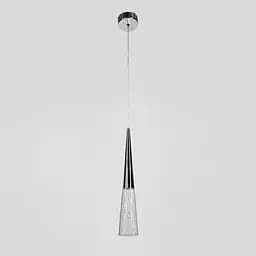 Подвес хромированный с прозрачным элементом с эффектом пузырьков воды Line F | Ст. A264-60*360 CH