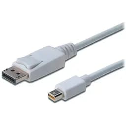 Кабель мультимедийный miniDisplayPort to DisplayPort 2.0m Digitus (AK-340102-020-W)