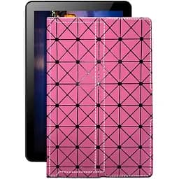 Чохол StatusCASE з екошкіри для планшету iGET Smart W102 Рожевий ромб