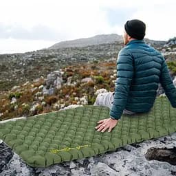 Матрац надувний Naturehike CNK2450WS014) 8см - одномісний - 186х58 - зелений - мініатюра 10