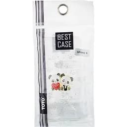 Чохол-накладка Toto TPU case with stones iPhone X Panda Transparent - мініатюра 2