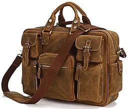 Чоловіча шкіряна сумка Vintage 42х30,5х13 см sum0012464