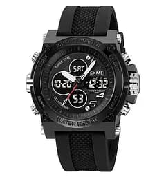 Годинник чоловічий наручний спортивний Skmei 2065 (Чорний з чорним)