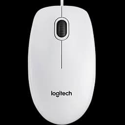 Миша Logitech B100 White (910-003360)