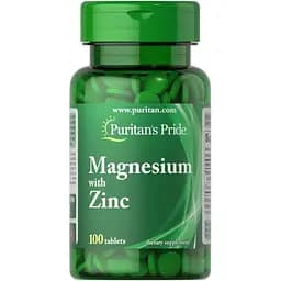 Аминокислота Puritan's Pride Magnesium with Zinc, 100 таблеток vit0003957