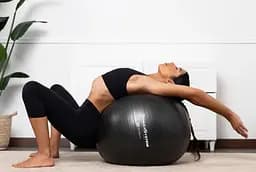 М'яч для фітнесу (фітбол) Power System PS-4012 Ø65 cm PRO Gymball Black (4012BK-0) - мініатюра 8