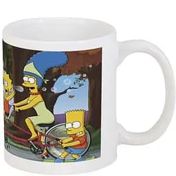 Кухоль GeekLand Сімпсони на тандемі The Simpsons CP 03.145 330 мл білий - мініатюра 2