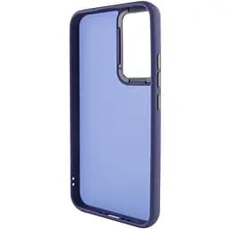 Чохол TPU+PC Lyon Frosted для Xiaomi Redmi Note 11 Pro 4G/5G/12 Pro 4G Navy Blue - мініатюра 3