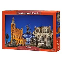 Пазл Castorland puzzle Фонтан Нептуна, Гданськ, Польша, 500 эл. (B-52936)