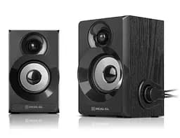 Комп'ютерні колонки 2.0 REAL-EL S200 USB Black - мініатюра 2