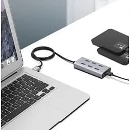 Концентратор Maiwo USB 3.0 Type-A / Type-C to 7х USB3.0 (KH700) - мініатюра 4