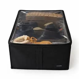 Органайзер  ORGANIZE  для зберігання демісезонного взуття до 44 розміру на 4 пари 48*34*20 см (чорний)