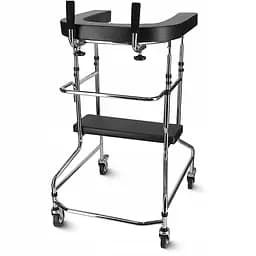 Реабилитационные ходунки 4FIZJO с опорой под локти, складные Black (P-5905973406543)