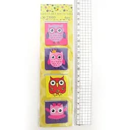 Закладка-магніт Совята, 4 шт., 4x8 см (В асортименті)