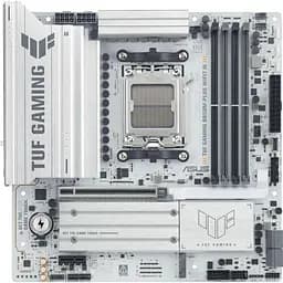 Материнська плата ASUS TUF GAMING B850M-PLUS WIFI7 WHITE (TUF GAMING B850M-PLUS WIFI7 W) (Socket AM5, AMD B850, Micro-ATX)