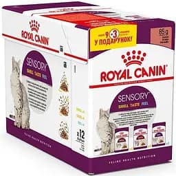 Набор влажный корм для взрослых кошек Royal Canin Sensory Multipack 12 шт x 85 г
