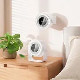 Вентилятор Hoco Hx66 desktop circulating fan настільний з акумулятором 3000 mAh - мініатюра 9