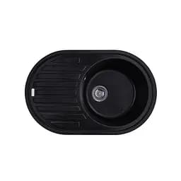 Кухонна мийка гранітна Kroner KRP Komposit SCH-7750 CV027417, Чорний