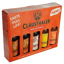 Набір безалкогольного пива Clausthaler, 1,65 л (5 шт. х 0.33 л)