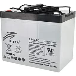 Аккумуляторная батарея Ritar RA-1280 AGM 12V 80Ah
