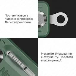 Мультитул NexTool Multi Functional Knife, зелений - мініатюра 6