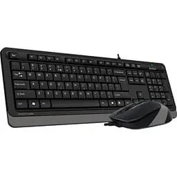 Комплект (клавіатура + миша) A4Tech Fstyler F1010 Black/Grey (1147539) [107932] - мініатюра 3