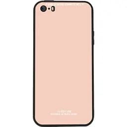 Чохол-накладка Toto Pure Glass Case Apple iPhone SE/5s/5 Pink