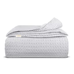 Плед-покривало Cosas Waffle Weave Silver 160х230 см (Blanket_96Silver_WaffleWeave_160x230)